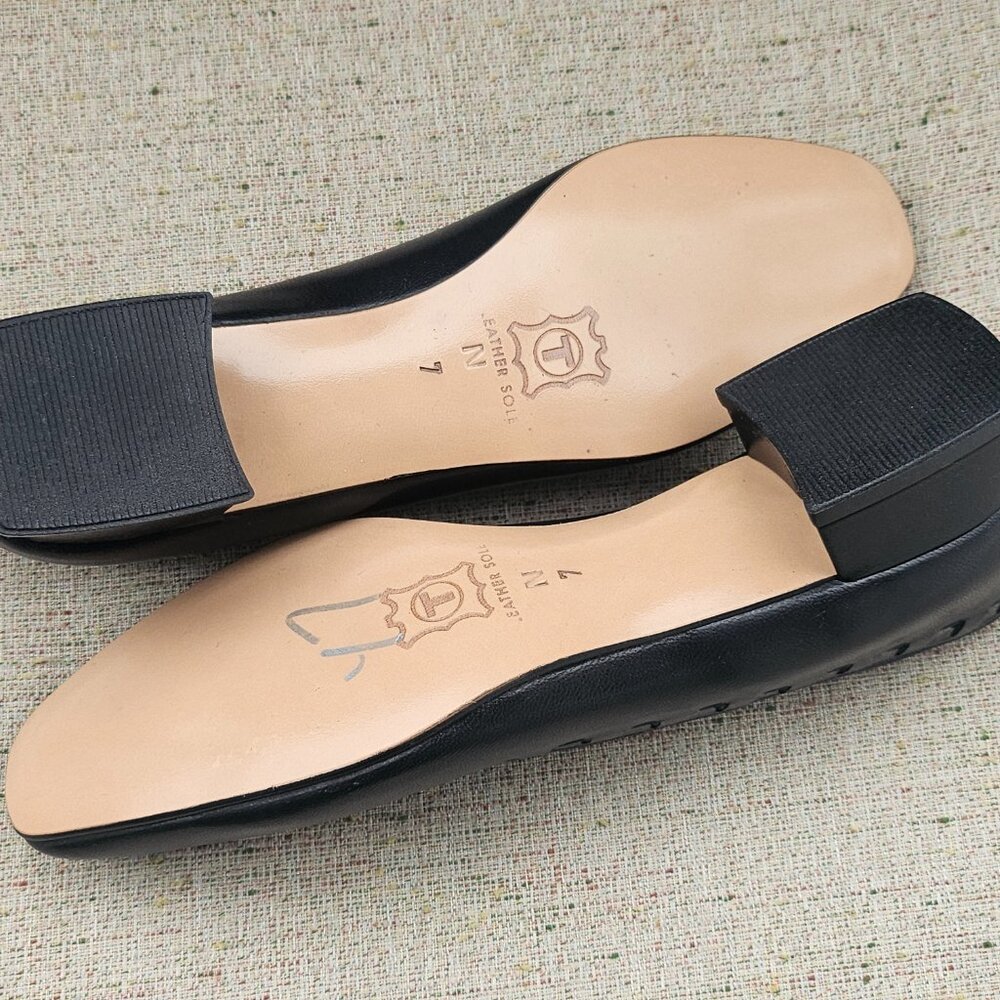 Jensen's Classic Women Shoes Black Leather Upper Pump Shoes Size 7 - Picture 9 of 13